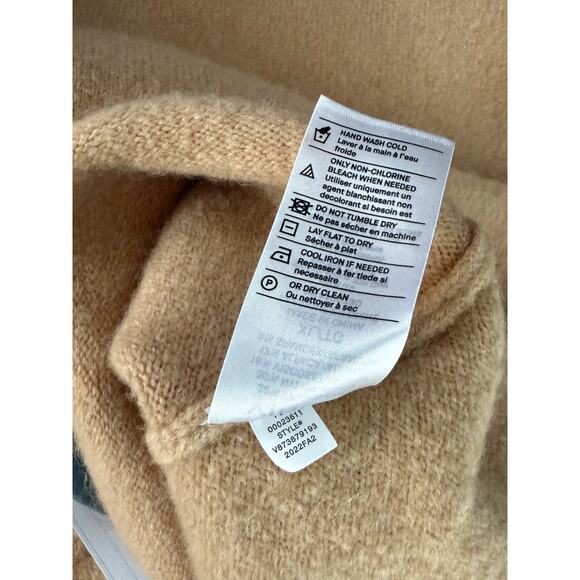 Vince Dress Women's Large Tan Sleeveless Wool Alpaca Blend - Picture 5 of 6